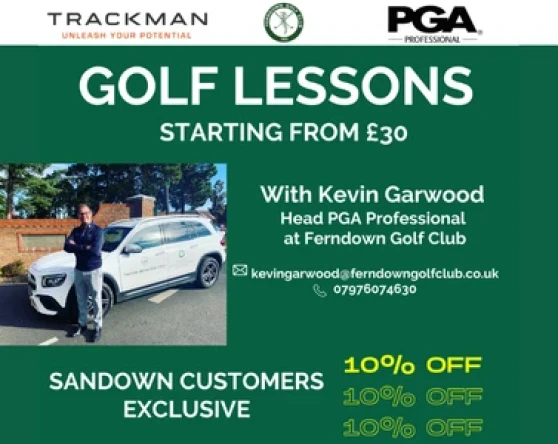 10% off Golf Lessons at Ferndown Golf Club Image 1