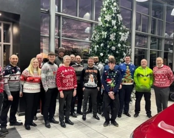 Christmas Jumper day at Sandown Image 1