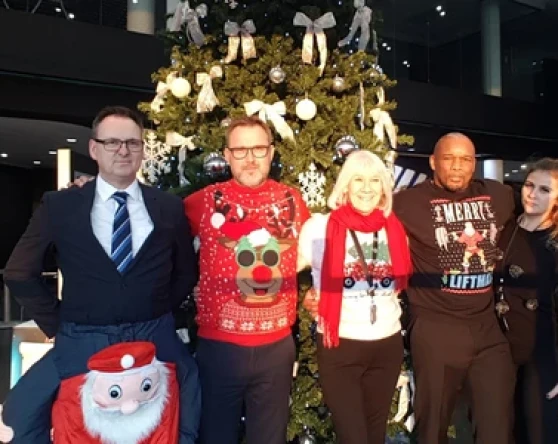 Christmas Jumper day at Sandown Image 2