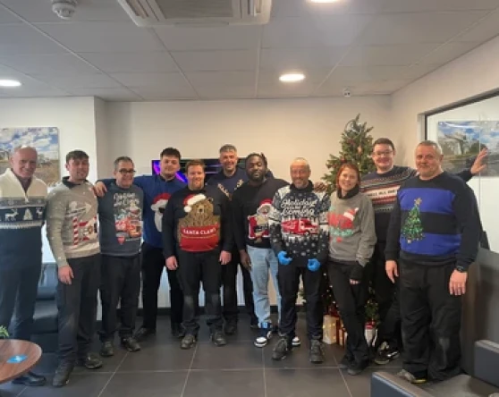 Christmas Jumper day at Sandown Image 3