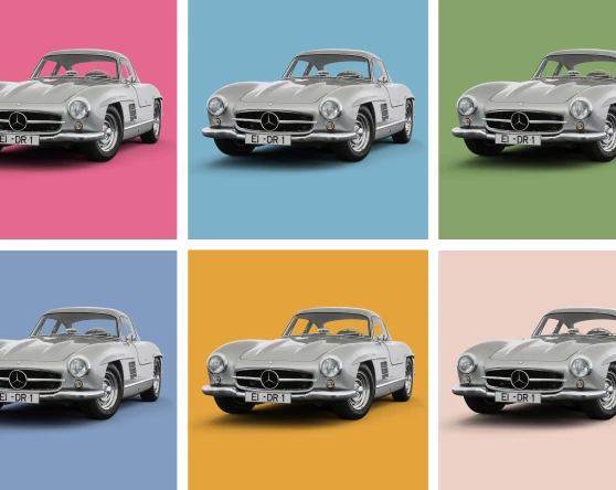 THE ANDY WARHOL STORY - MERCEDES-BENZ 300 SL Image 1