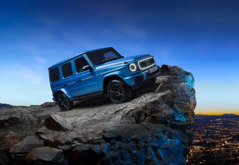 The electric G-Class x Bradley Cooper