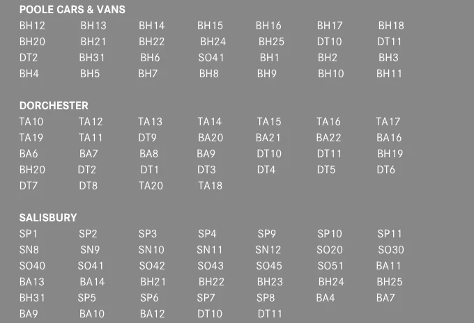Mobile Service Locations.