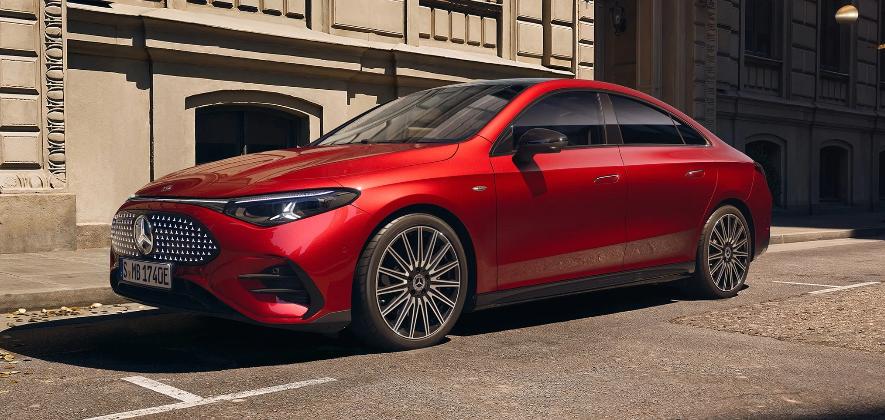 The all-new CLA Saloon Combustion & Electric.