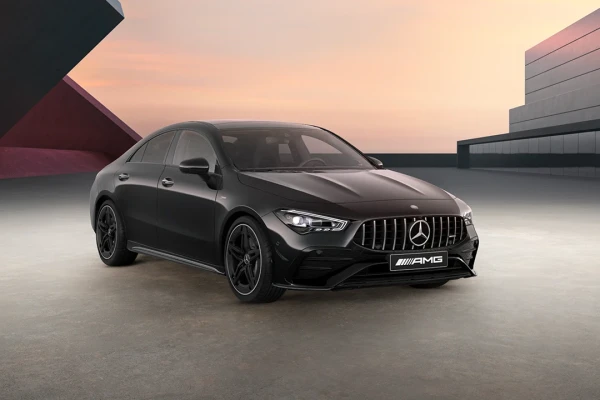 The Mercedes-AMG CLA 35 Coupé.