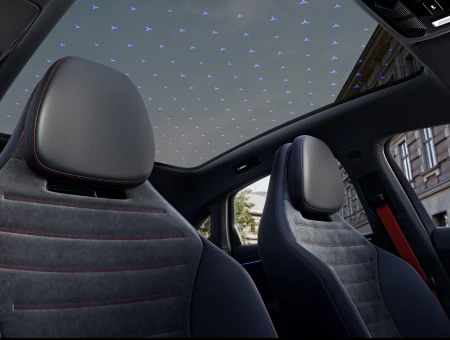 SKY CONTROL Panoramic Roof with Illuminated Stars