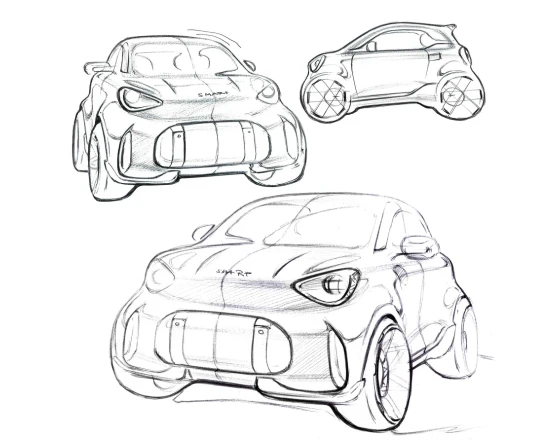 Change of Perspectives: smart Previews New Two-Seater Design with smart Concept #2 Image 1