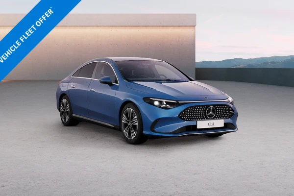 The CLA 250+ Sport Saloon with metallic paint*.