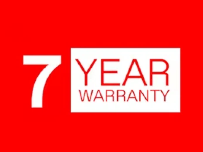 All Models - 7 year Factory Warranty (From 01.09.2019)